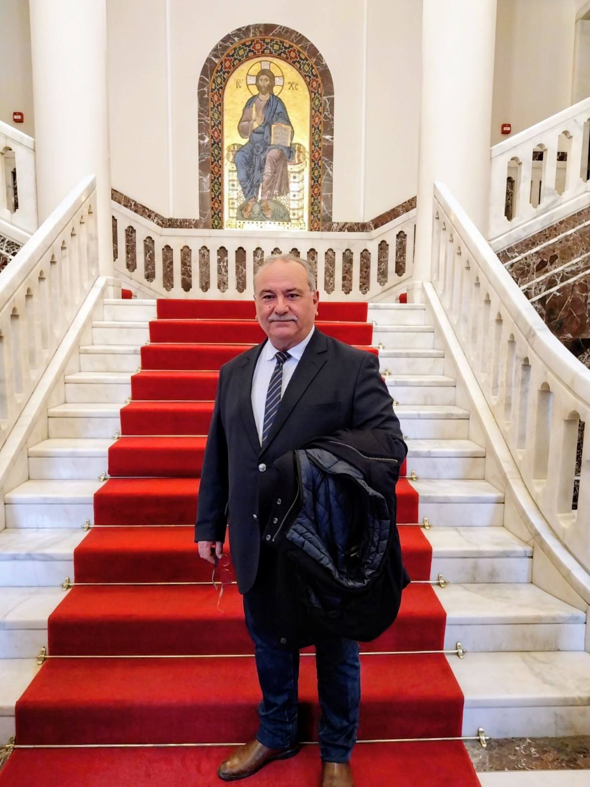 Με τον Οικουμενικό Πατριάρχη Βαρθολομαίο συναντήθηκε ο Έπαρχος Καλύμνου Μανώλης Μουσελλής