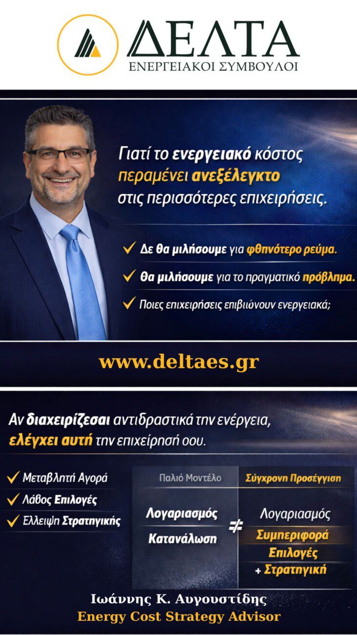 Ενημερωτική εκδήλωση στο ΕΒΕΔ για το υψηλό ενεργειακό κόστος που αντιμετωπίζουν οι επιχειρήσεις (audio)