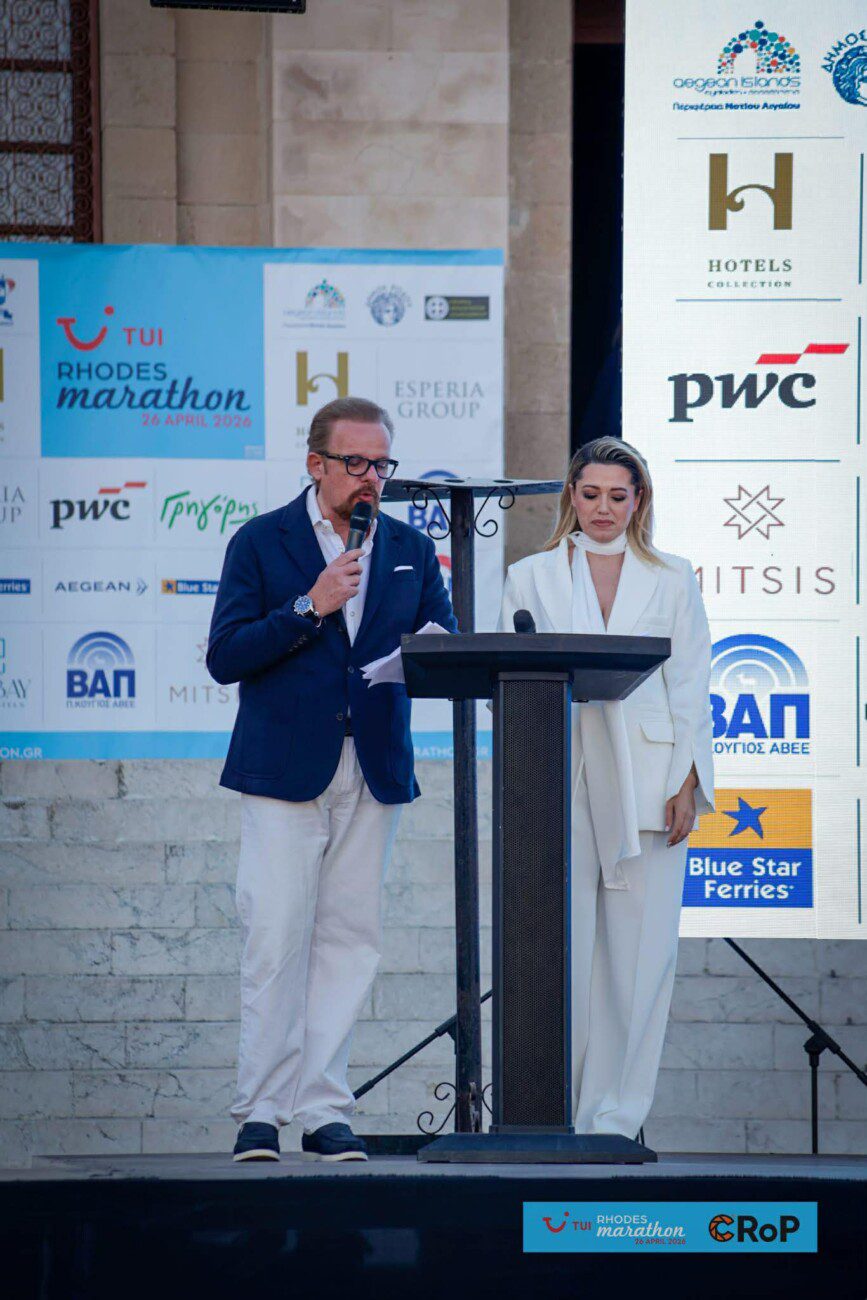 TUI Rhodes Marathon: Άναψε η Φλόγα της Καλλιπάτειρας από τον Παναγιώτη Καραΐσκο (Φωτο)