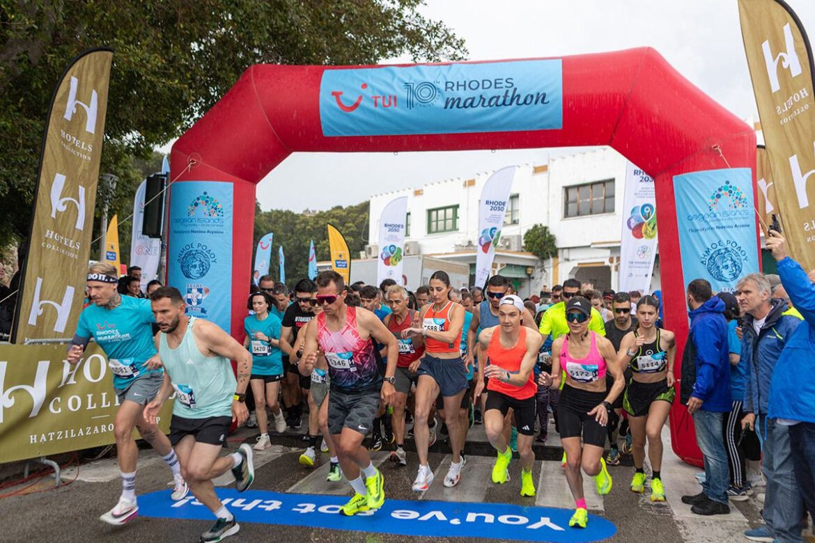 Τα 5 χλμ. ο πολυπληθέστερος αγώνας του TUI Rhodes Marathon με τη στήριξη του Oμίλου H Hotels Collection