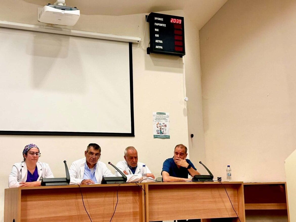 Νοσοκομειακοί Γιατροί Ρόδου: Έντονος προβληματισμός για τις ελλείψεις προσωπικού ενόψει καλοκαιριού