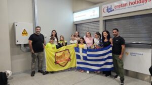 Διπλή βαλκανική διάκριση για την Ανδριάνα Σαμαρά – Θερμή υποδοχή στην Κω για τη «χρυσή» προσπάθεια της αθλήτριας της Ακαδημίας Κω