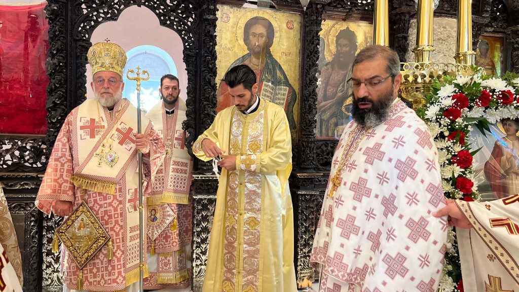 Χειροτονίες του Διακόνου Νικηφόρου Γιαννίκου σε Πρεσβύτερο και του Σταμάτη Χατζημάρτη σε Διάκονο Αρσένιο