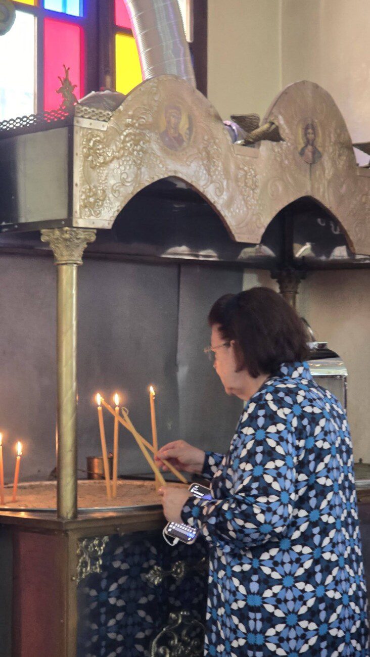 Σύμη: Η Λίνα Μενδώνη εγκαινίασε το έργο στερέωσης και αποκατάστασης του κωδωνοστασίου του Ιερού Ναού Αγίου Ιωάννου (Φωτο)