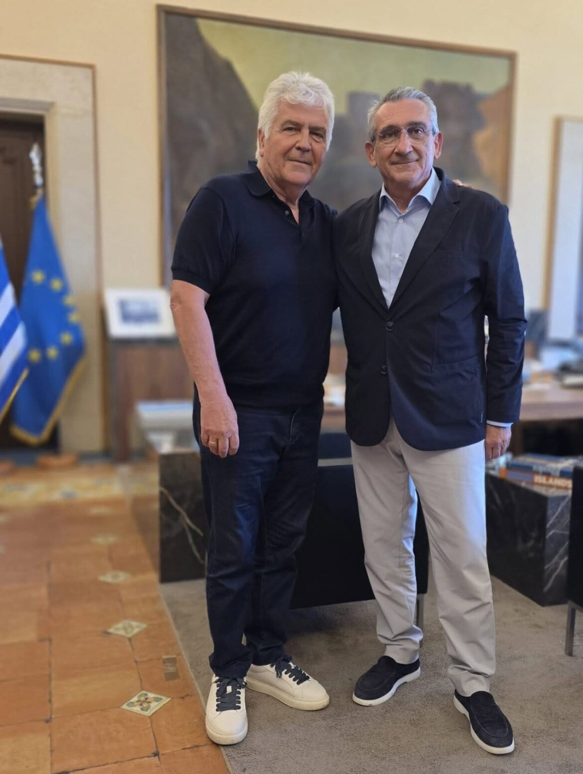 Συνάντηση με τον Περιφερειάρχη και τη Διεύθυνση Υποδομών είχε ο Δήμαρχος Λέρου Τ. Κωττάκης για τα έργα (audio)