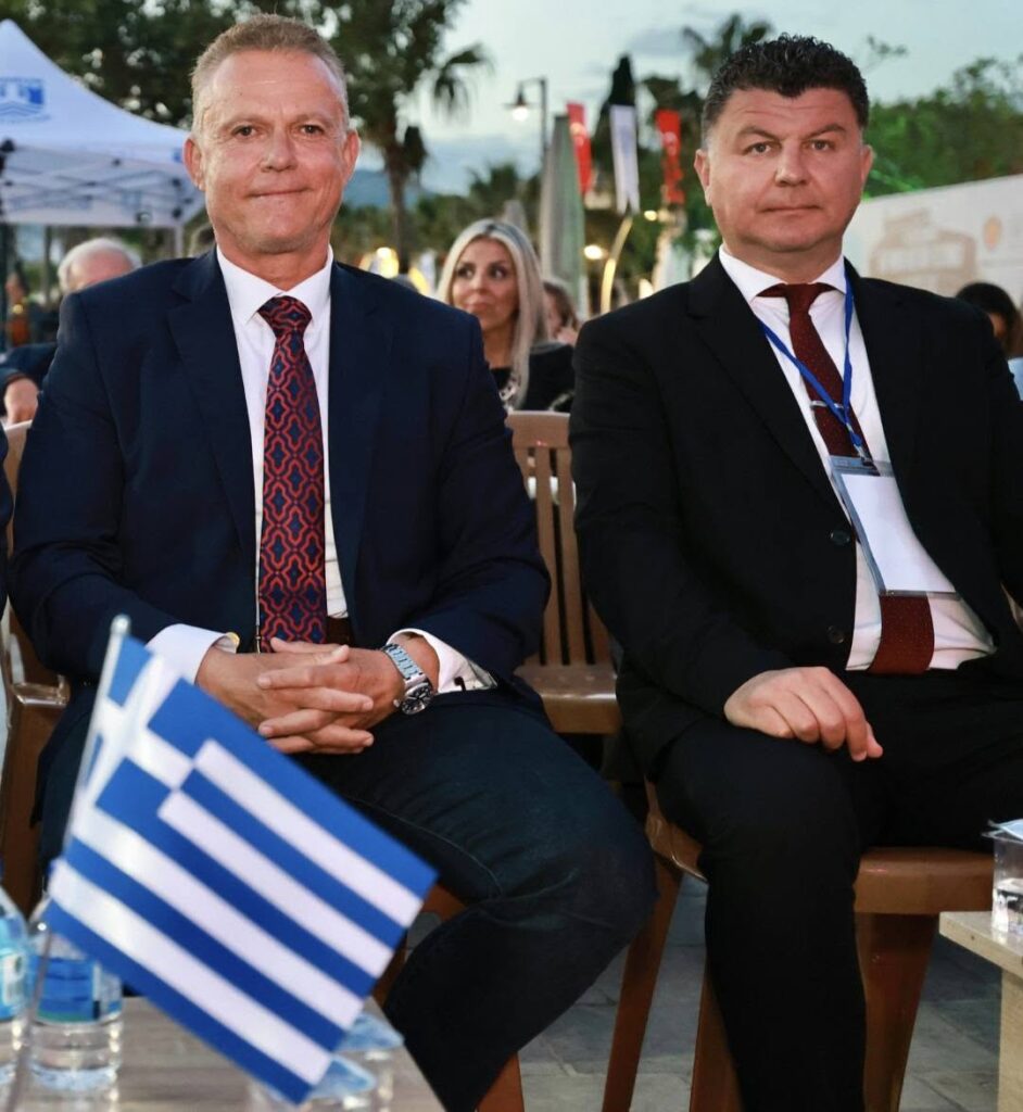 Συγχαρητήρια του Δημάρχου Πάτμου Νικήτα Τσαμπαλάκη στους Γ.Γ. Μανώλη Κουτουλάκη και Φώτη Μάγγο