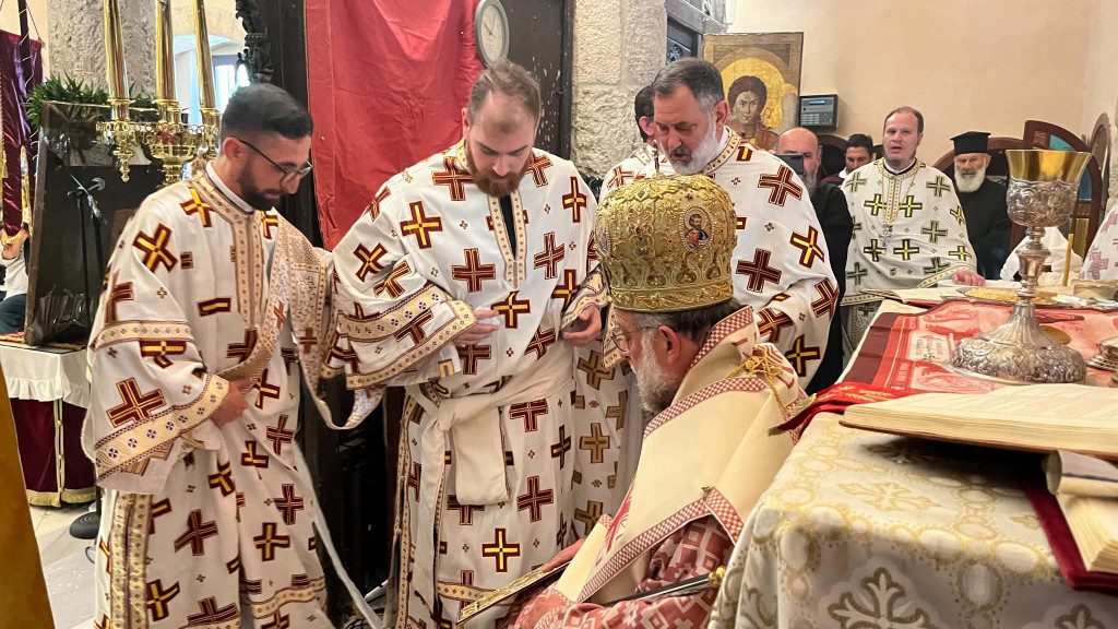 Χειροτονίες του Διακόνου Νικηφόρου Γιαννίκου σε Πρεσβύτερο και του Σταμάτη Χατζημάρτη σε Διάκονο Αρσένιο