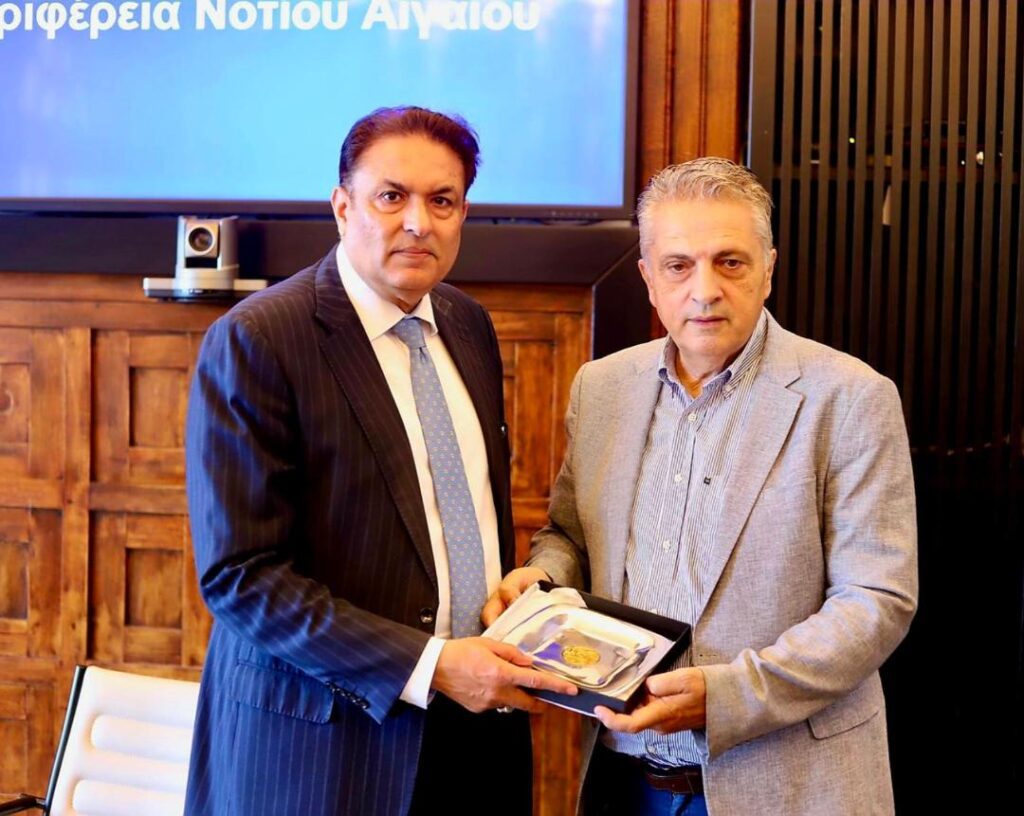 Επίσκεψη του Πρέσβη του Πακιστάν στην Περιφέρεια Νοτίου Αιγαίου