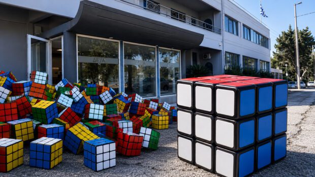 Η ΔΕΥΑΡ βρήκε τη λύση στον κύβο του Ρούμπικ πληρώνοντας 30.690 ευρώ για 2.500 παιχνίδια