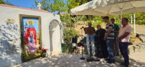 Με κατάνυξη ο εορτασμός της Οσίας Μελούς στη Βουρρίνα της Κω